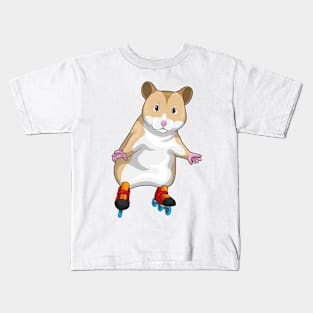 Hamster Inline skating Roller skates Kids T-Shirt